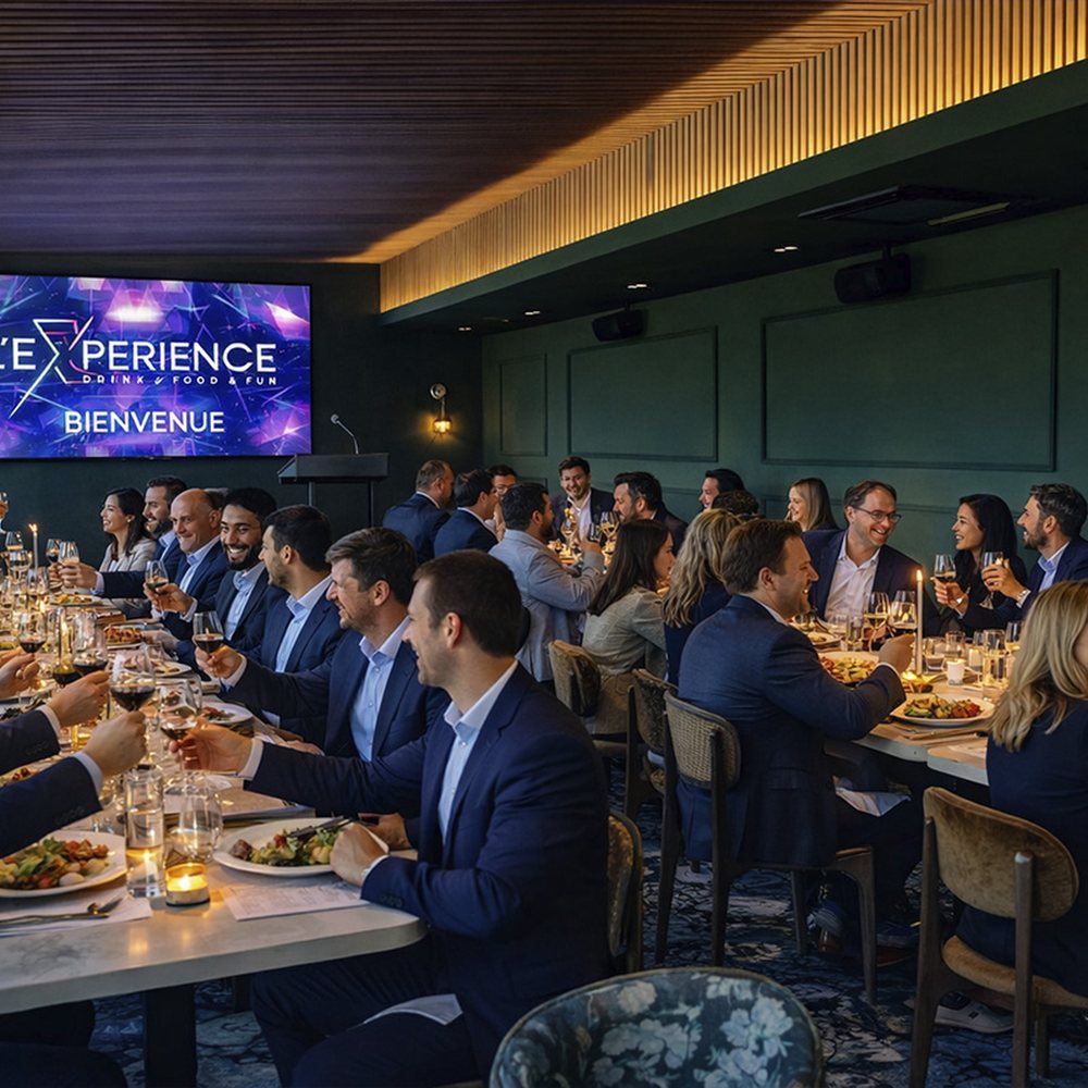 Repas d'entreprise à L'EXPERIENCE