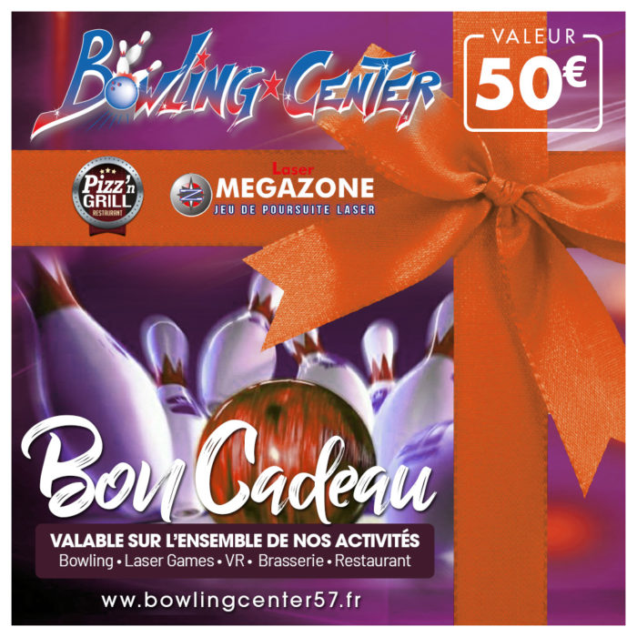 Chèque cadeau Multi-activités d'une valeur de 50€